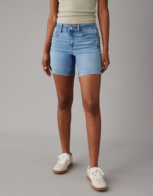 Short Skinny de Tiro Bajo Mujer AE