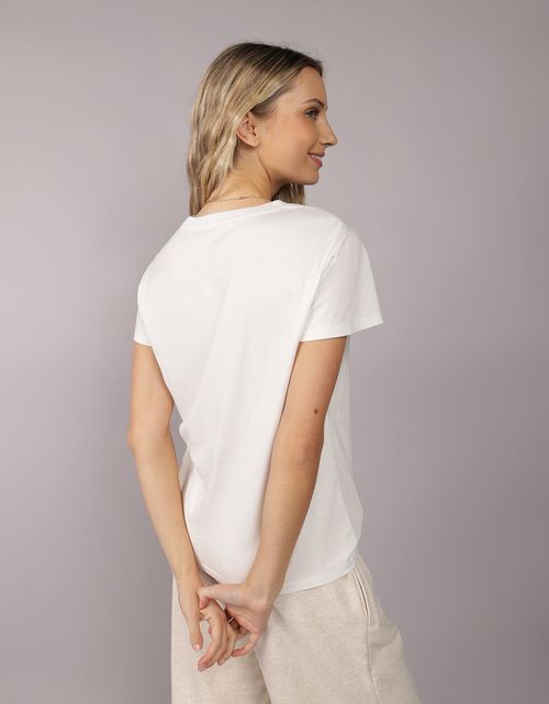 Camiseta con Gráfico Manga Corta Mujer AE