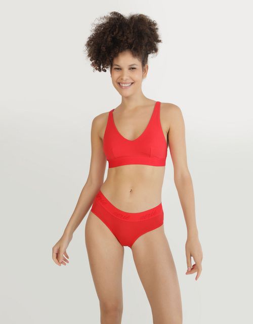 Bralette de Algodón escotado y alcochado de Mujer Aerie