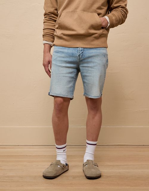 Bermuda en Denim con Desgaste Hombre AE
