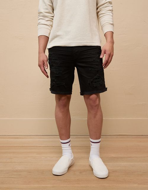 Bermuda en Denim con rotos Hombre AE