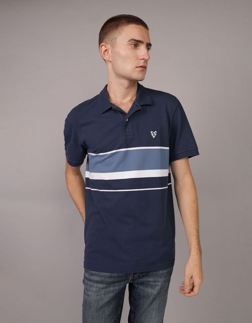 Camiseta Tipo Polo Manga Corta Hombre AE