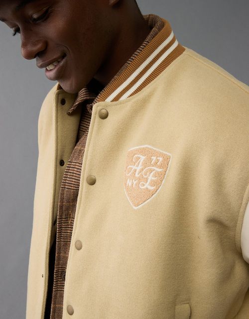 Chaqueta tipo Beisboleta Manga Larga Hombre AE