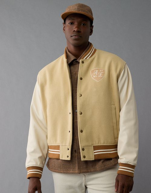 Chaqueta tipo Beisboleta Manga Larga Hombre AE