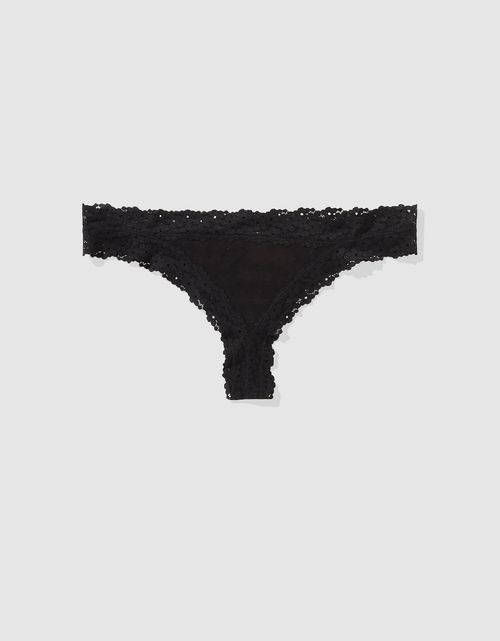 Tanga de encaje Mujer Aerie