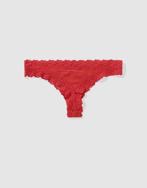Tanga de encaje Mujer Aerie