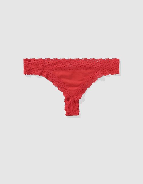 Tanga de encaje Mujer Aerie