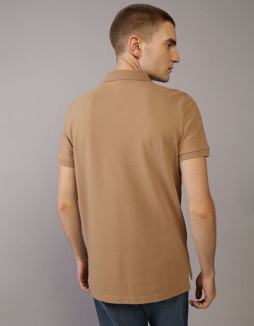 Camiseta Tipo Polo Slim Manga Corta Hombre AE