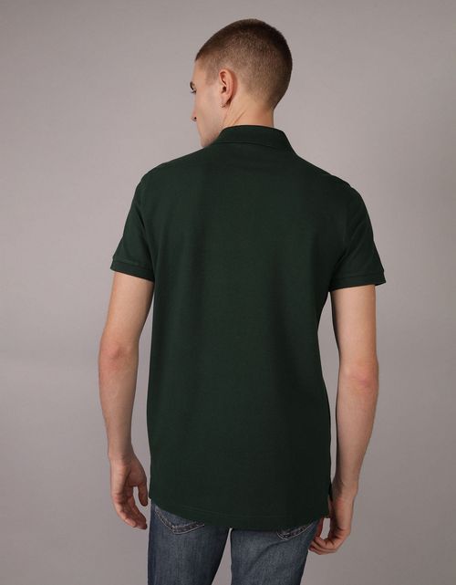 Camiseta Tipo Polo Slim Manga Corta Hombre AE