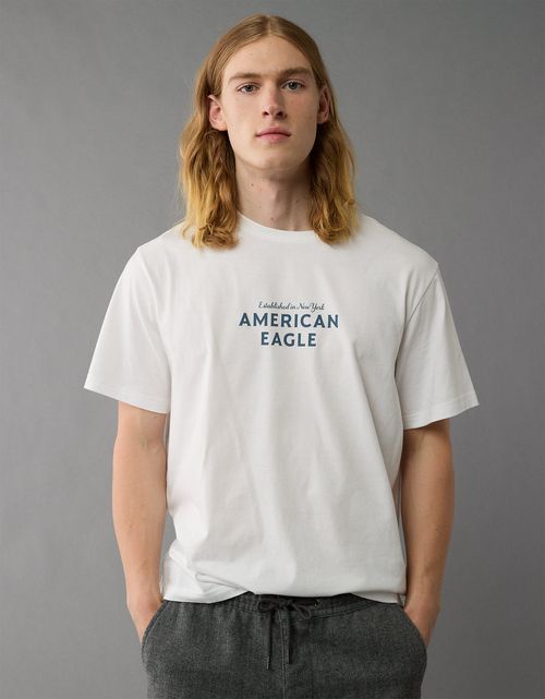 Camiseta Manga Corta con Gráfico Hombre AE