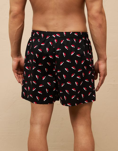 Bóxer con estampado de papá Noel Hombre AE