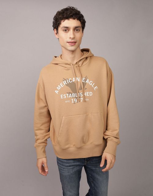 Buzo con Capucha Manga Larga con gráfico Hombre AE
