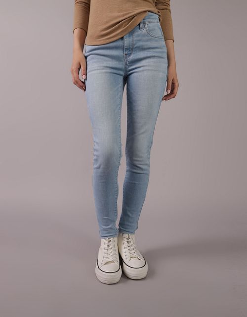 Jeggings de tiro alto mujer AE