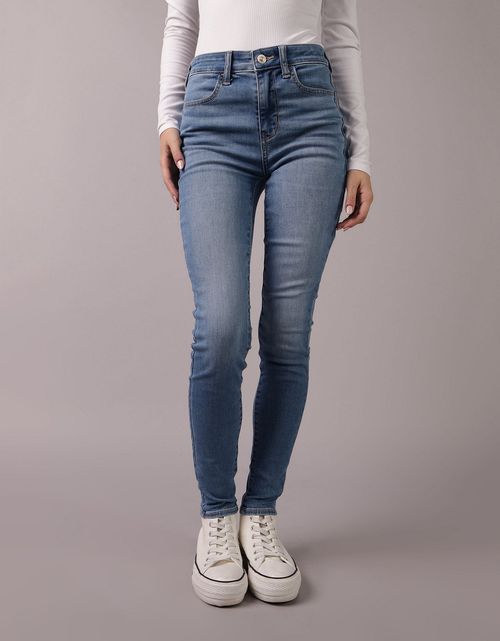 Jeggings de tiro alto mujer AE