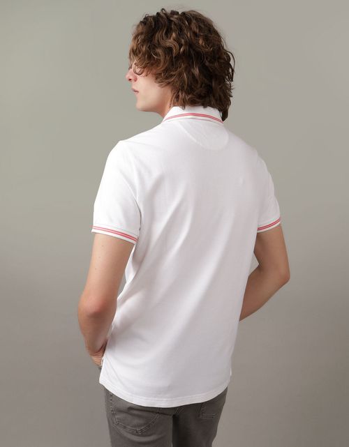 Camiseta tipo polo de piqué de hombre AE