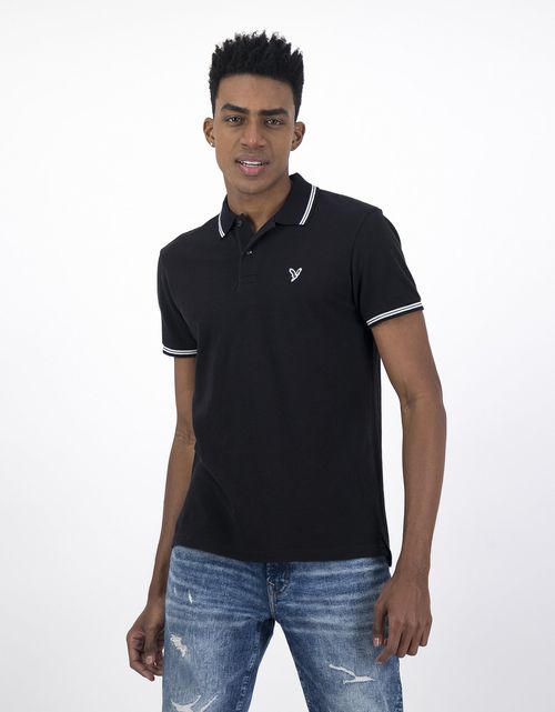 Camiseta tipo polo de piqué de hombre AE