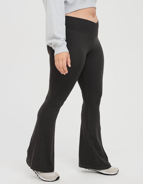 Leggings flare de tiro alto de mujer Offline