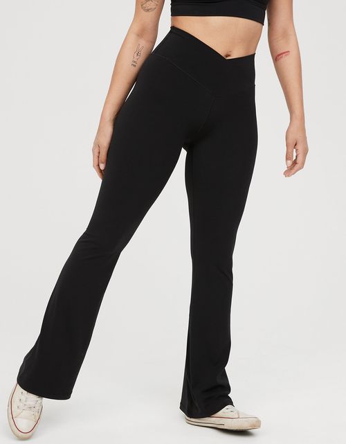 Leggings flare de tiro alto de mujer Offline