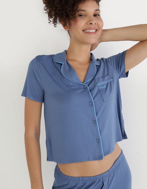 Camiseta de pijama manga corta de mujer Aerie