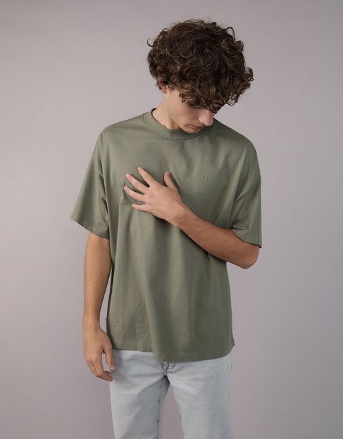 Camiseta manga corta básica de hombre AE