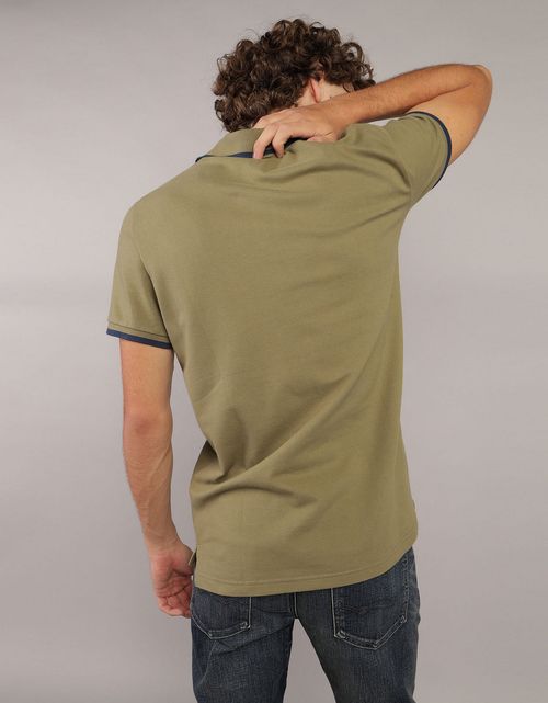 Camiseta tipo polo de piqué de hombre AE