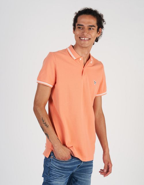Camiseta tipo polo de piqué de hombre AE