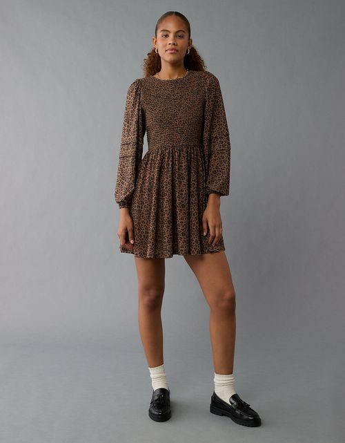 Vestido manga larga de mujer AE