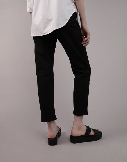 Jean straight de tiro alto de mujer AE