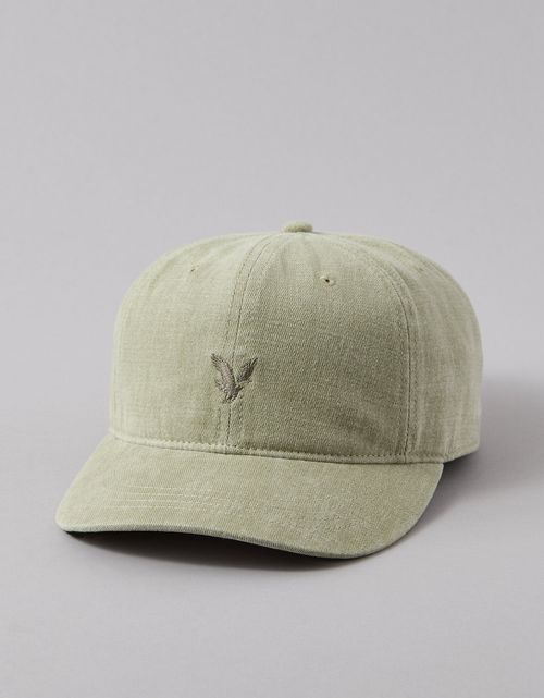 Gorra beisbolera con gráfico de hombre AE