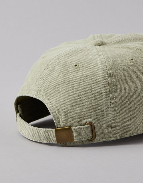 Gorra beisbolera con gráfico de hombre AE