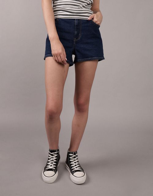 Short mom en denim de mujer AE