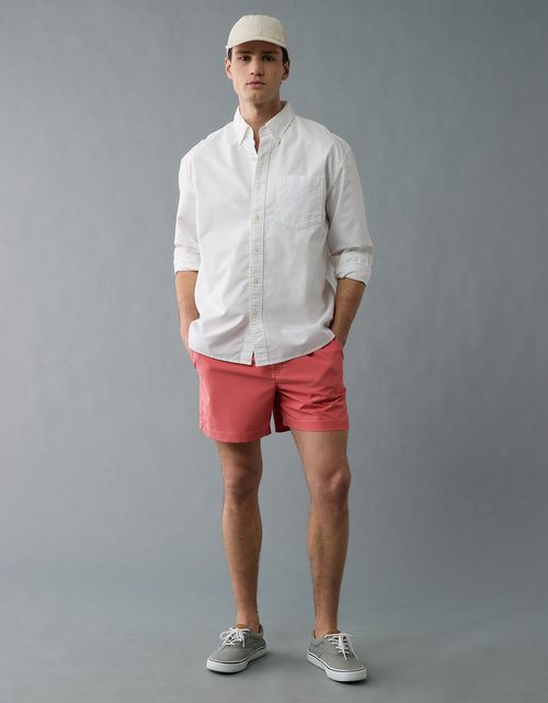 Pantaloneta de baño con estampado de hombre AE