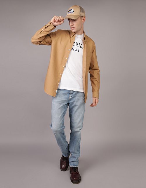 Camisa Slim fit Ae Oxford con botones