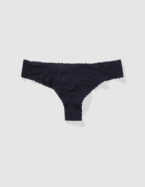 Tanga con encaje de mujer Aerie