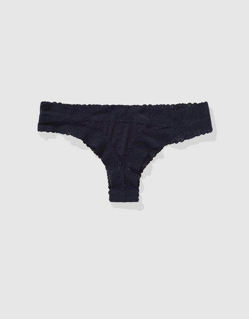 Tanga con encaje de mujer Aerie