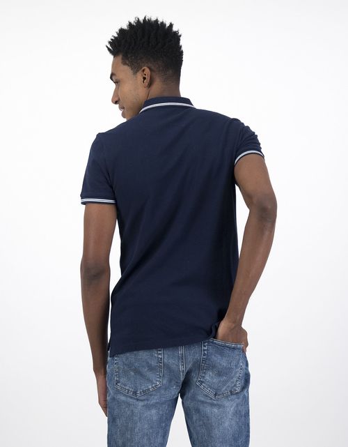 Camiseta tipo polo de piqué de hombre AE