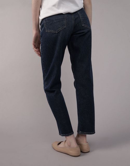 Jean straight de tiro alto de mujer AE