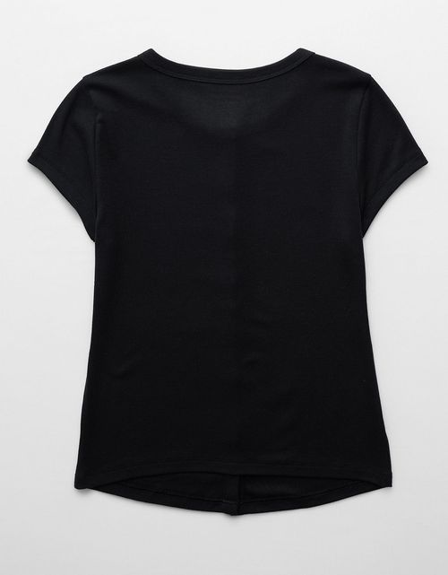 Camiseta manga corta abotonada de mujer AE