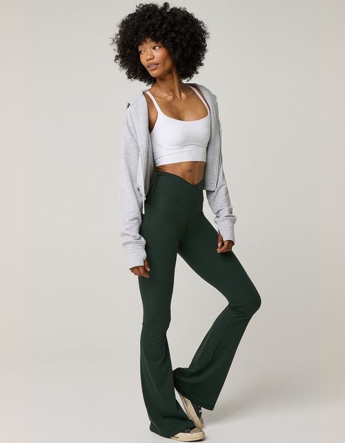Leggings flare de tiro alto de mujer Offline