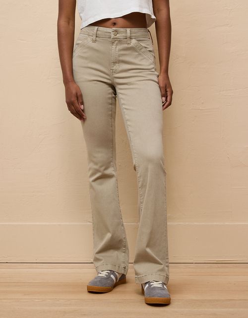 Pantalón kick boot acampanado de mujer AE