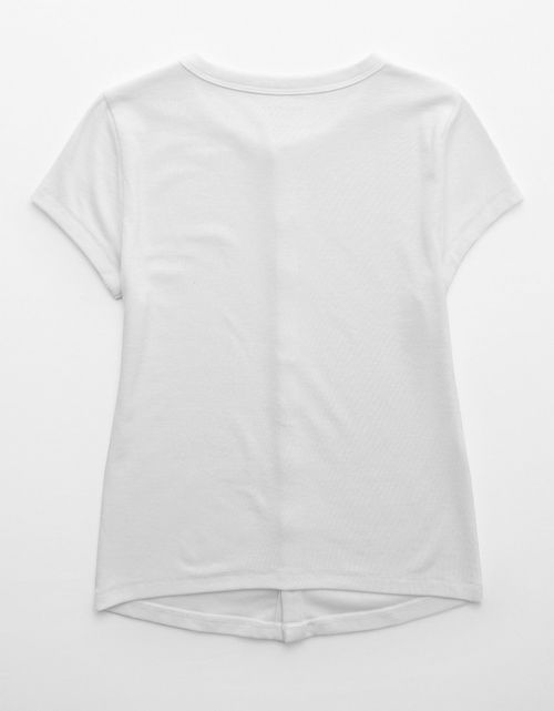 Camiseta manga corta abotonada de mujer AE