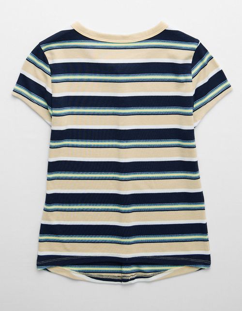 Camiseta manga corta abotonada de mujer AE