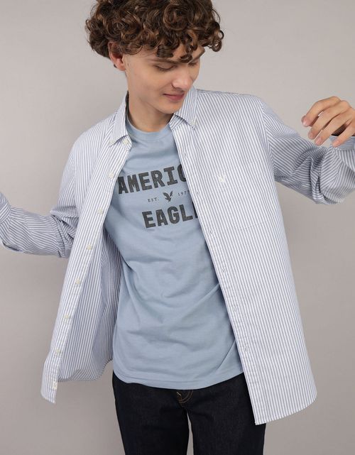Camisa en Oxford Slim Fit de rayas para Hombre