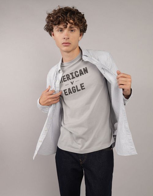 Camisa en Oxford Slim Fit de rayas para Hombre
