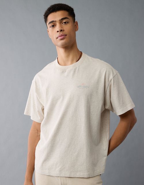 Camiseta Oversized con Gráfico para Hombre