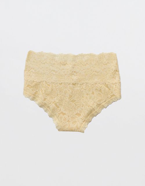 Panty Cheeky Show Off Rosey de Encaje Aerie