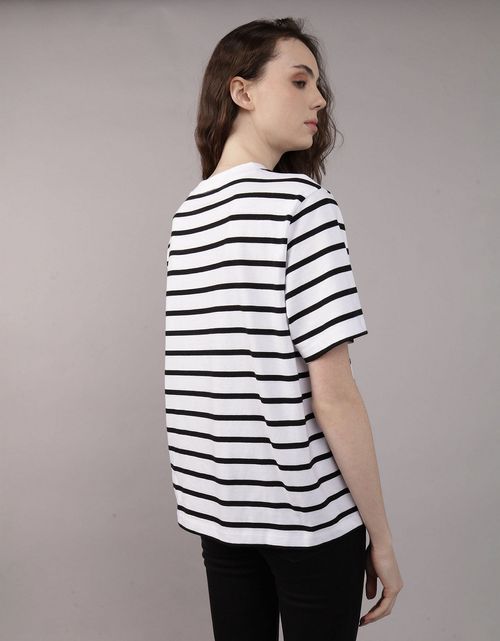 Camiseta Clásica de Rayas para Mujer