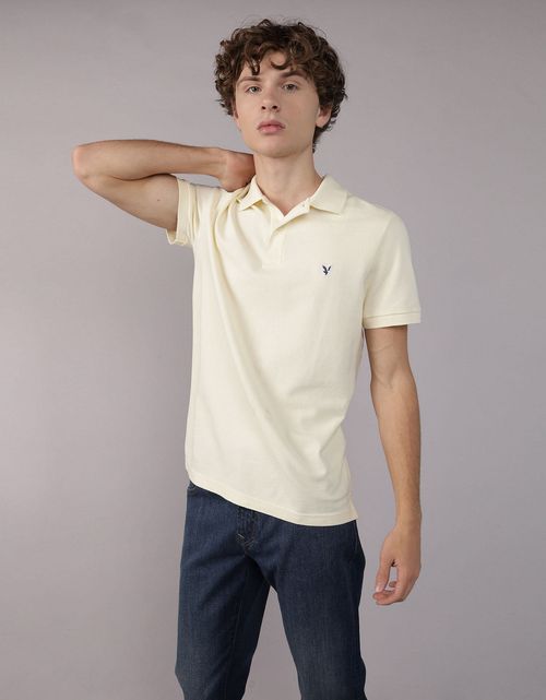 Polo en Tejido Piqué Slim Fit para Hombre