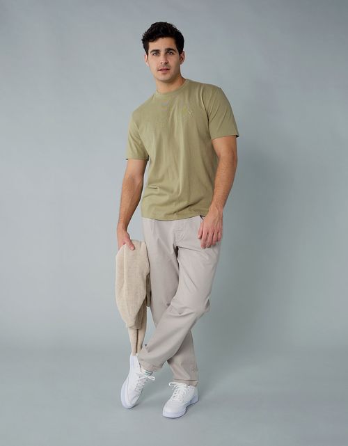 Camiseta manga corta básica de hombre AE