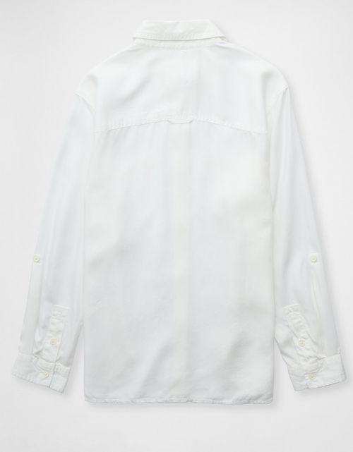 Camisa manga larga de botones de mujer AE